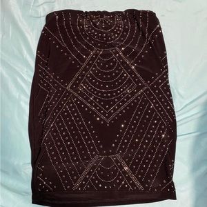 Rhinestone skirt